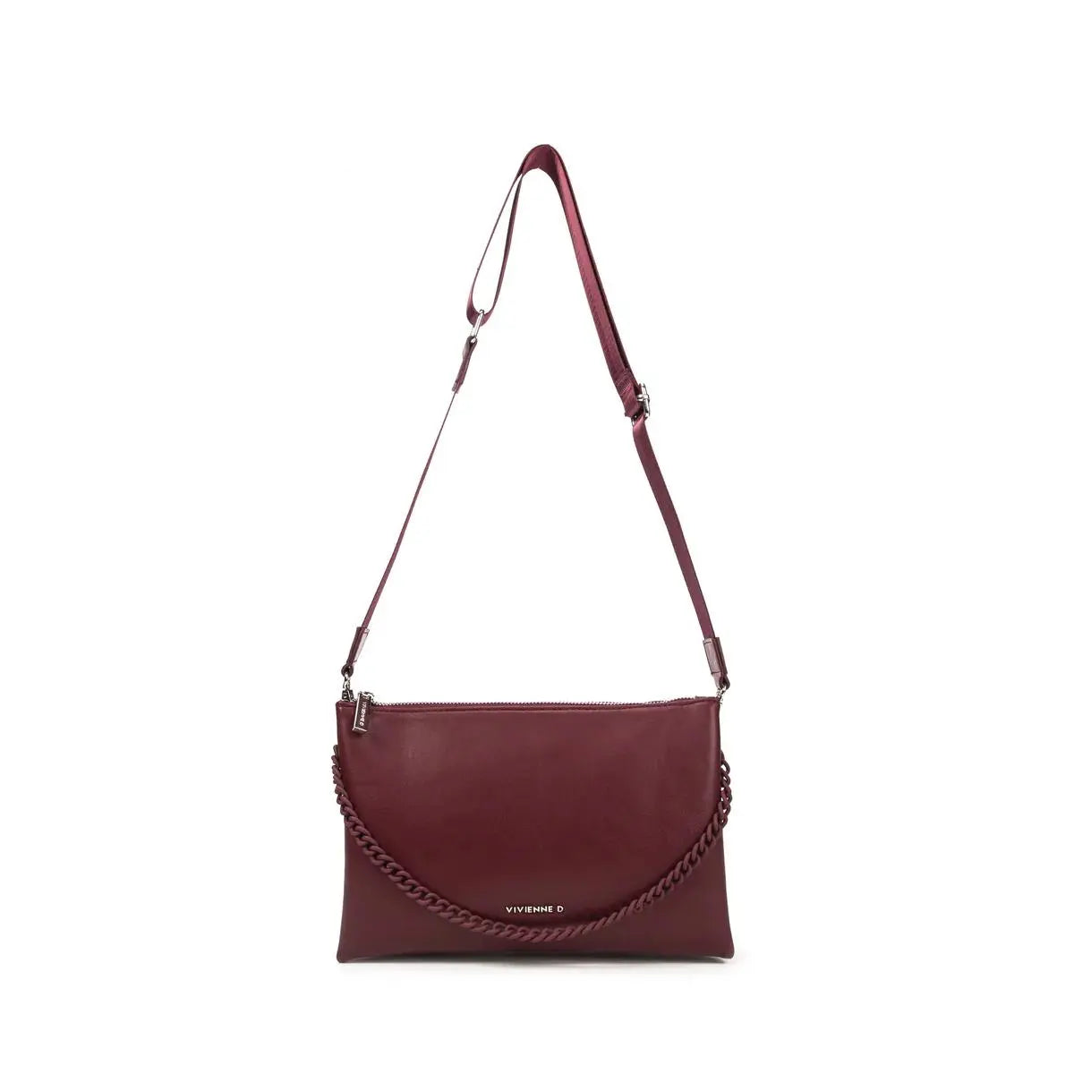 borsa a tracolla bordeaux