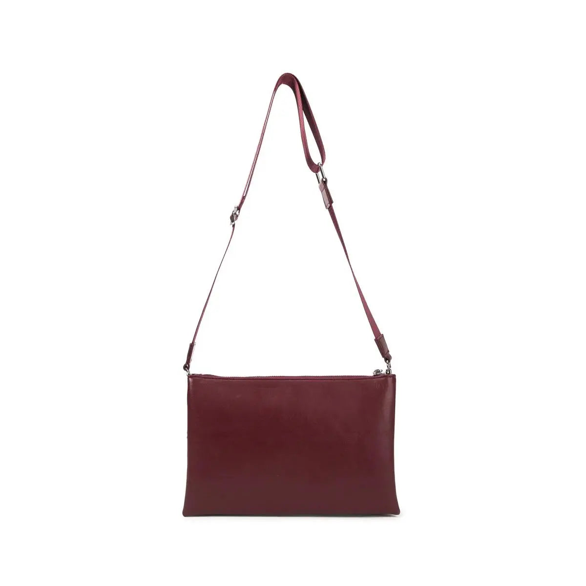 borsa a tracolla bordeaux firmata vivienne d