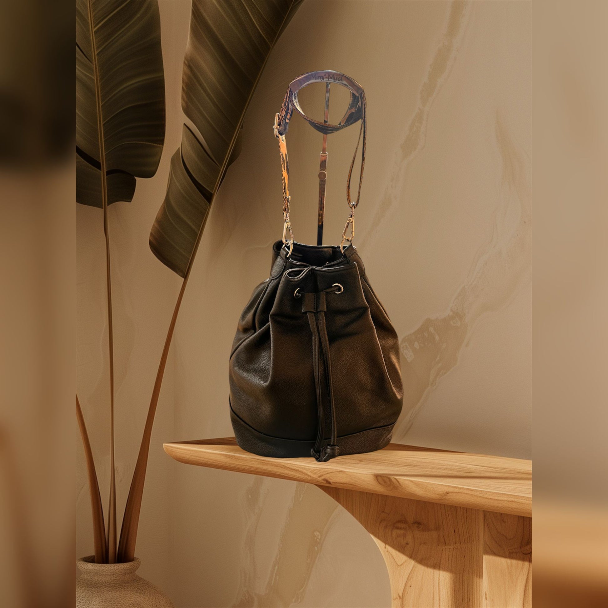 borsa, secchiello, nera, firenze, animalier
