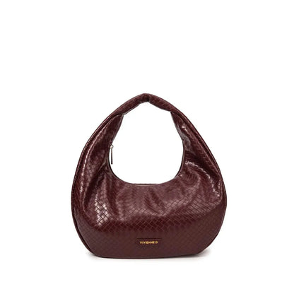 borsa hobo a semiluna intrecciata vivienne d
