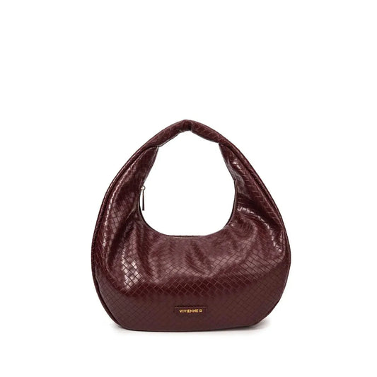 borsa hobo a semiluna intrecciata vivienne d