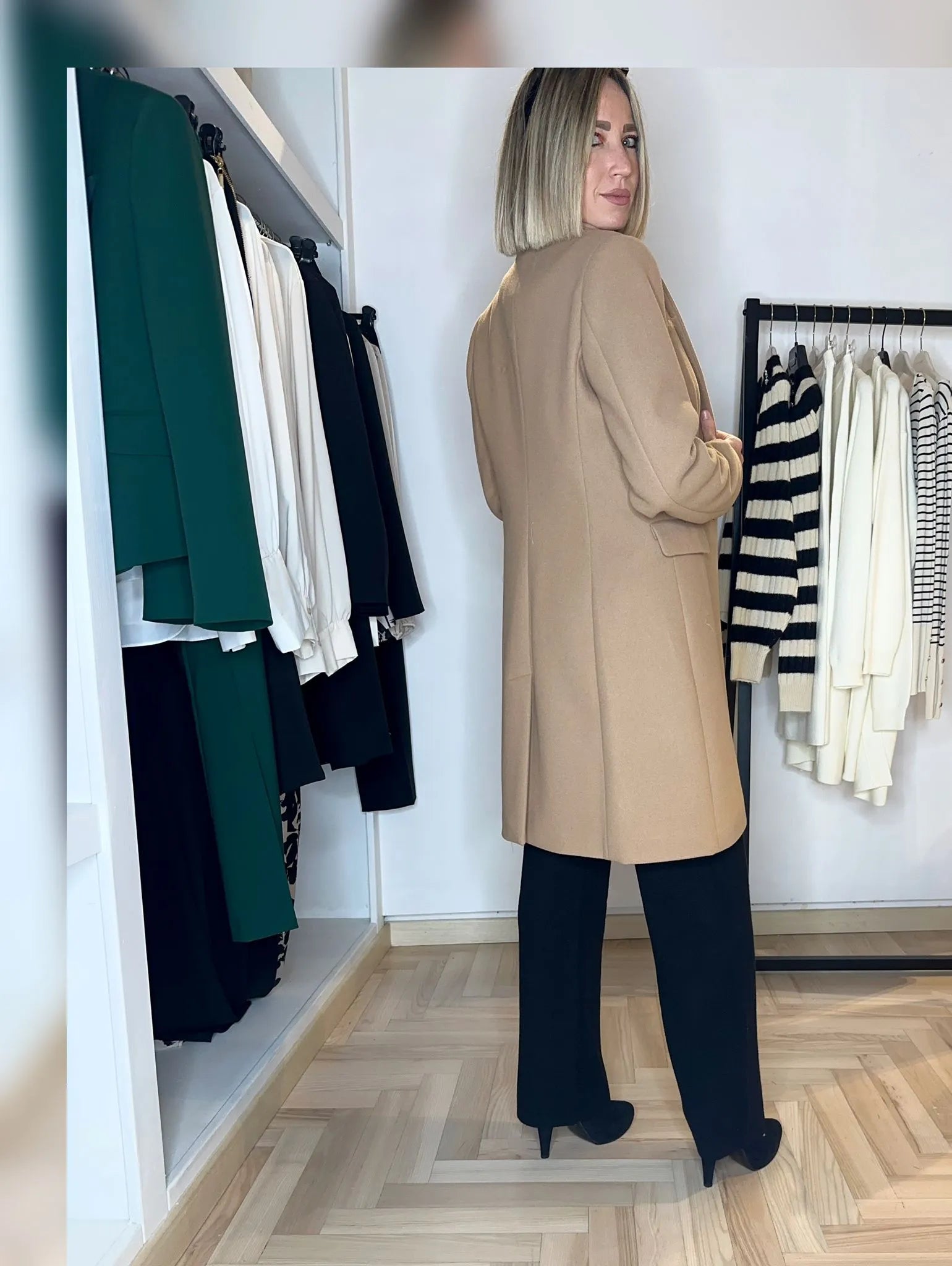 cappotto, cammello, firenze, baronetto, elegante