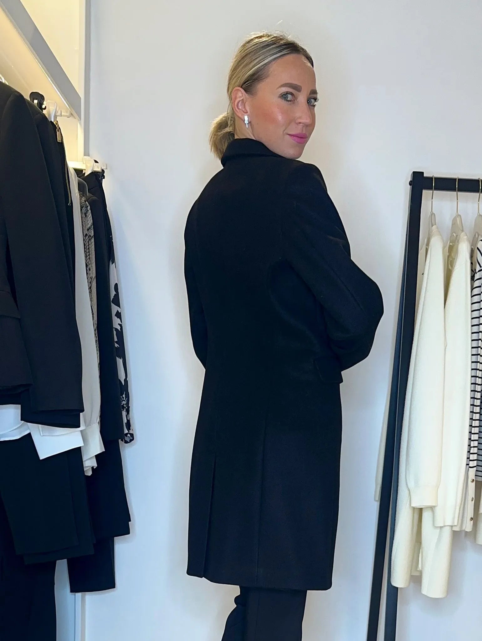 cappotto, nero, casual, elegante, baronetto, vicino a me 