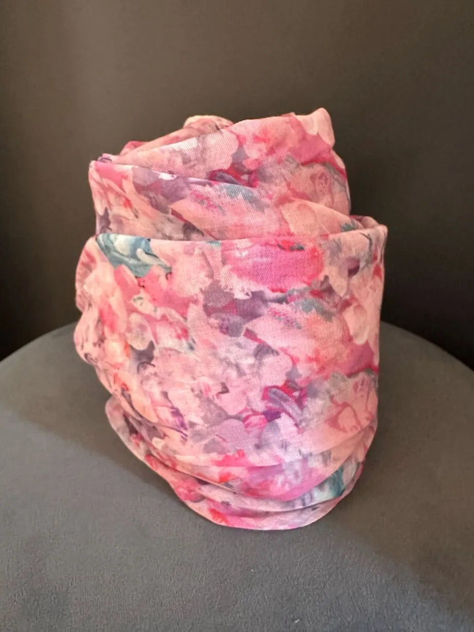 foulard in viscosa a fiori