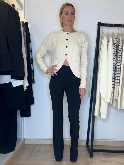 maglia, bottoni, comfort, casual