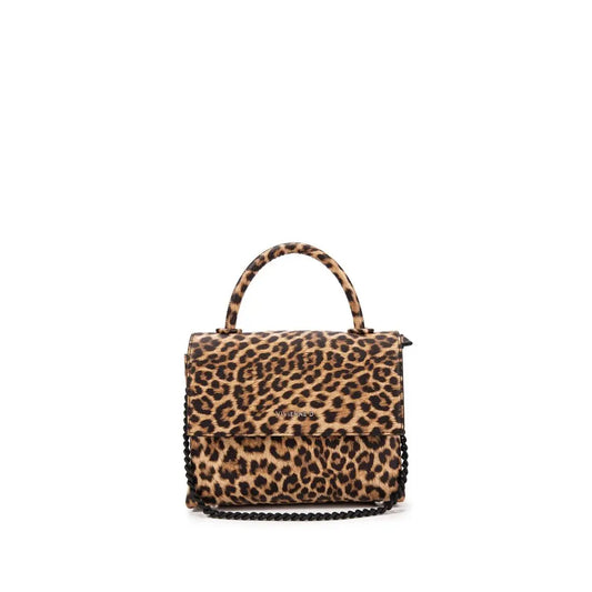mini borsa animalier con tracolla removibile