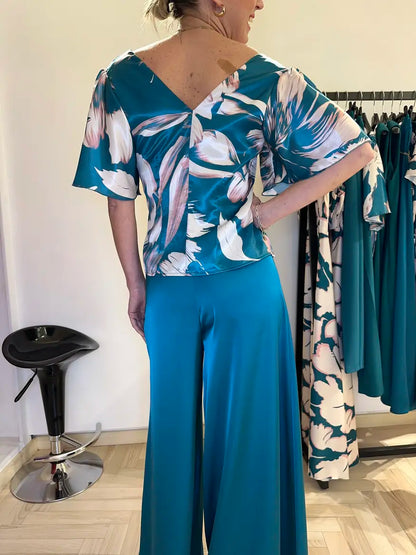 pantalone a palazzo a vita alta, un capo perfetto per una serata elegante