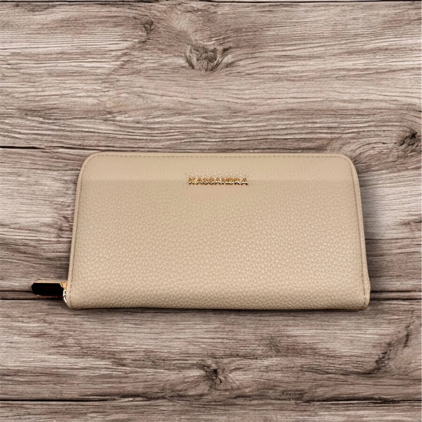 portafoglio beige
