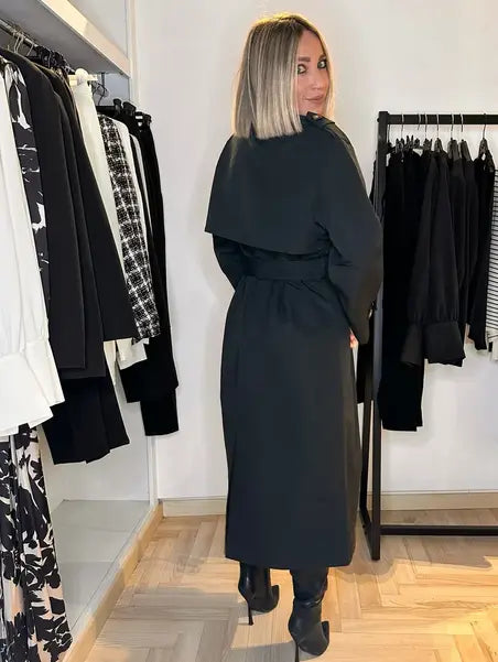Trench donna nero elegante in vendita a firenze