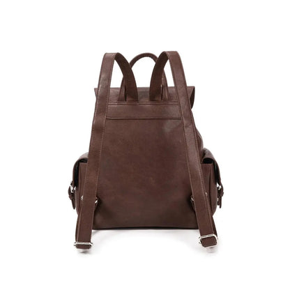 zaino vintage ecopelle invernale